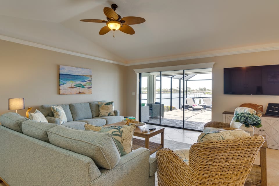 Waterfront Cape Coral Home w/ Pool & Gulf Access House in Cape Coral