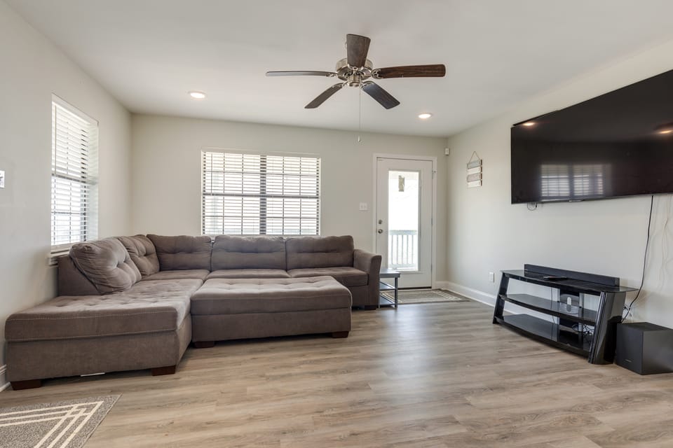Waterfront Alabama Vacation Rental w/ Deck House in Mississippi