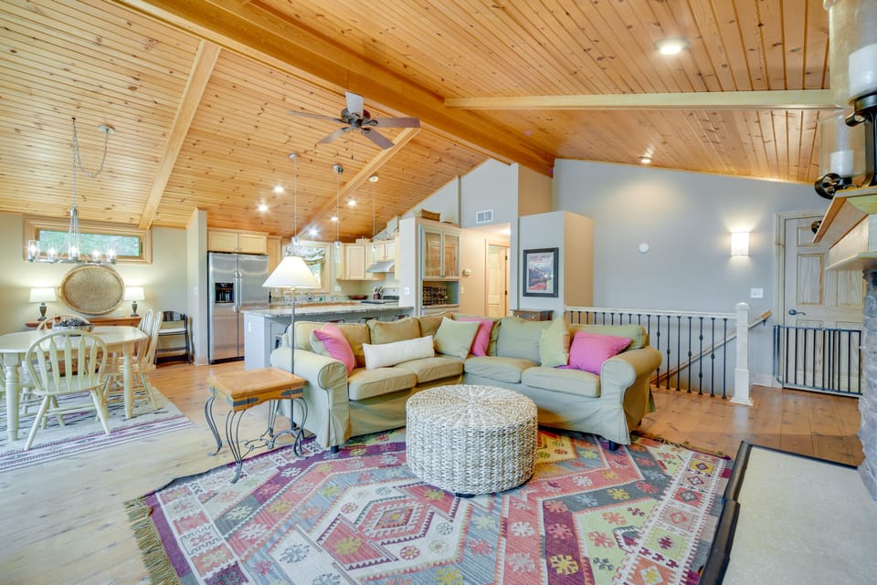 Wisconsin Vacation Rental w/ Fire Pit on Long Lake House in Wisconsin