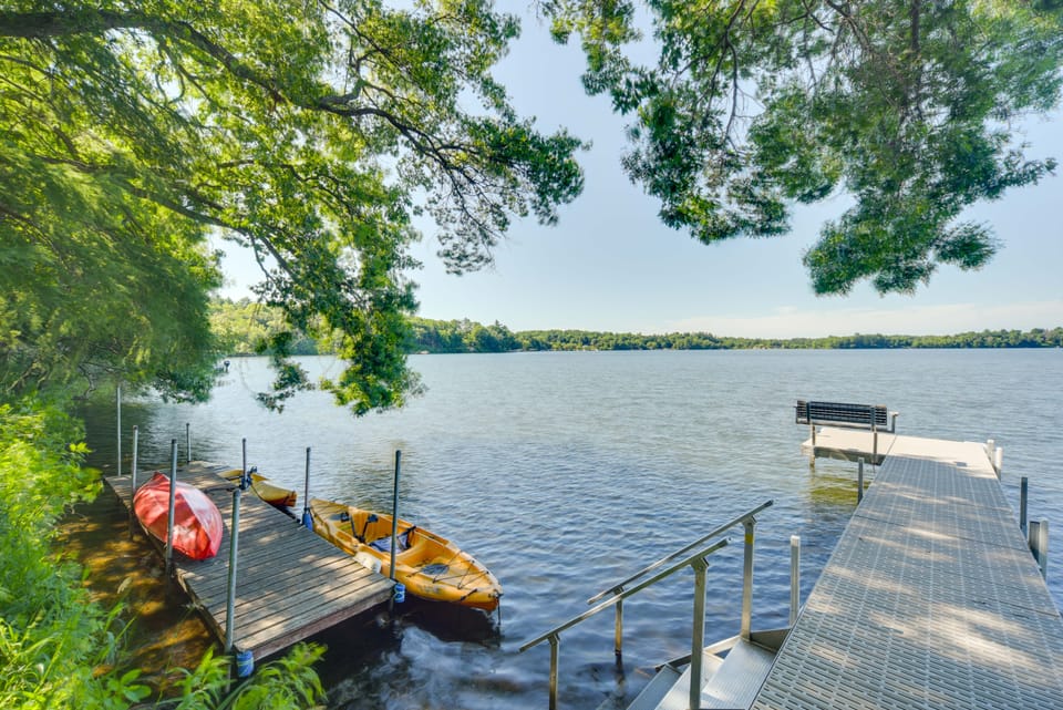 Lakefront Osceola Vacation Rental - Dogs Welcome! House in Wisconsin