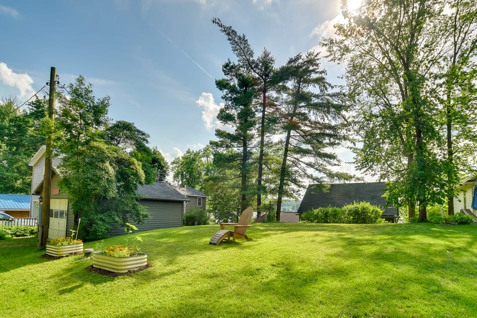 Waterfront Escape on Loon Lake: Private Beach! Cottage in Finger Lakes