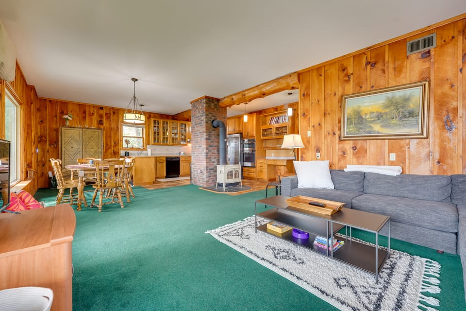 Porch & Views: Queensbury 'Three Family Lakehouse' House in Queensbury