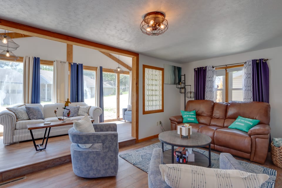 Lakefront Missouri Vacation Rental w/ Dock & Slip! House in Lake of the Ozarks