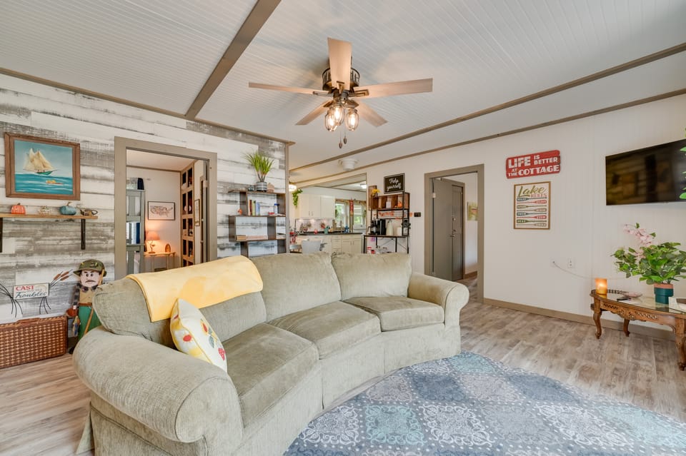 Lakefront Michigan Abode w/ Deck & Fire Pit! Cottage in Michigan
