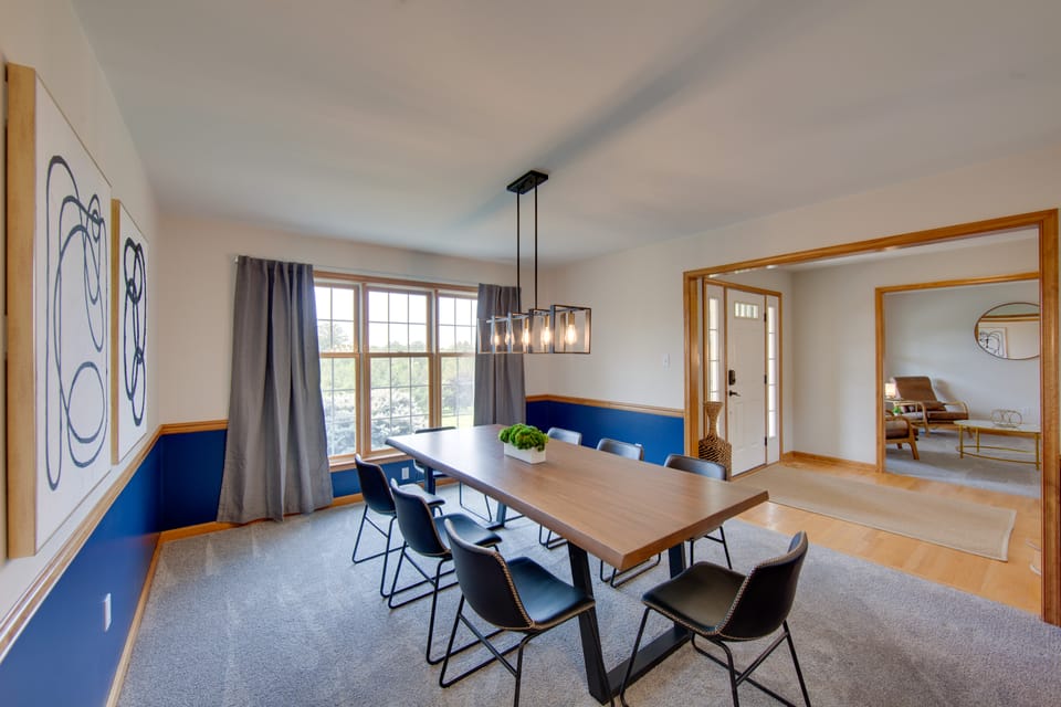 Game Room & Covered Patio: Hummelstown Hideaway House in Pennsylvania