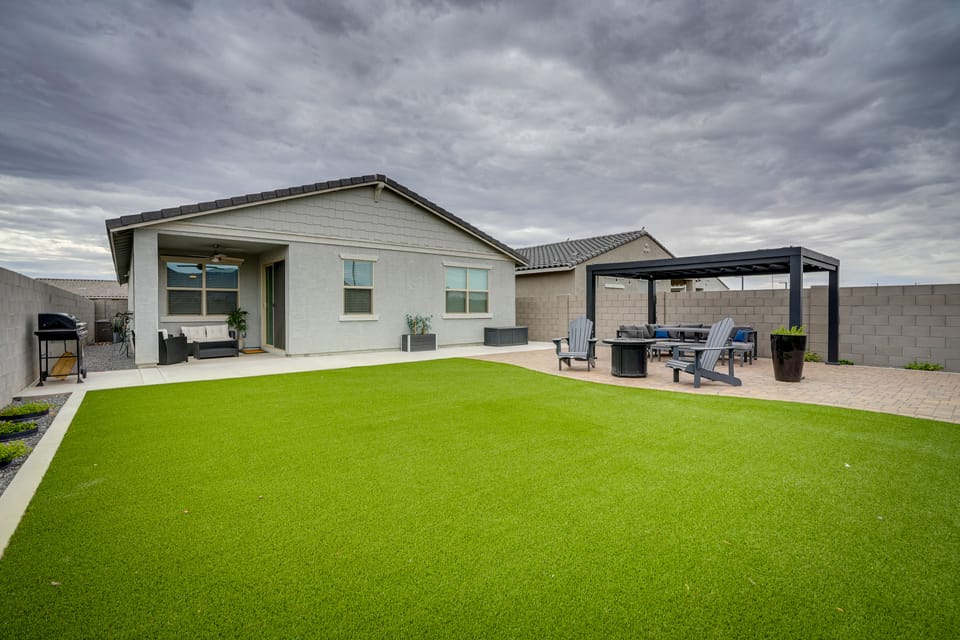 Furnished Patio! Family Retreat in Buckeye Verrado House in Buckeye