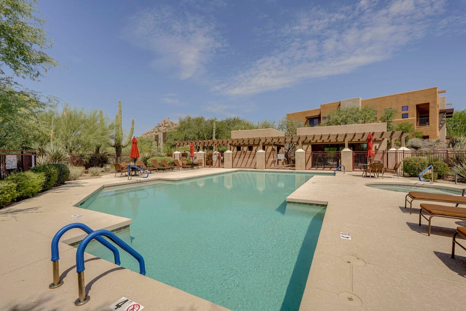 Pool Access! Mtn-View Desert Escape in Scottsdale Apartment in Pinnacle Peak