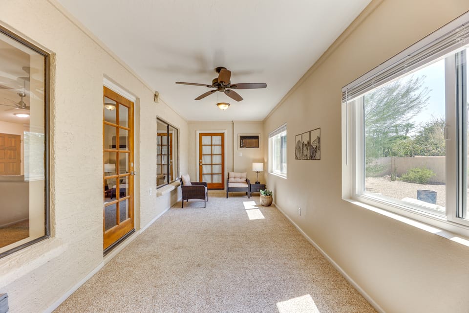 Sun Lakes Home w/ 3 Pools in Retirement Community House in Sun Lakes