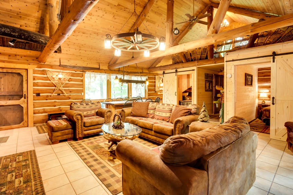 Versatile Bass Lake Cabin with Deck! Apartment in Wisconsin