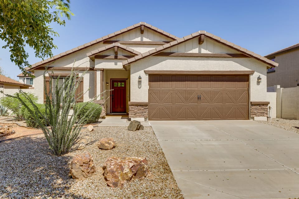 4 Mi to Luke AFB: Family Home w/ Pool & Grill House in Surprise
