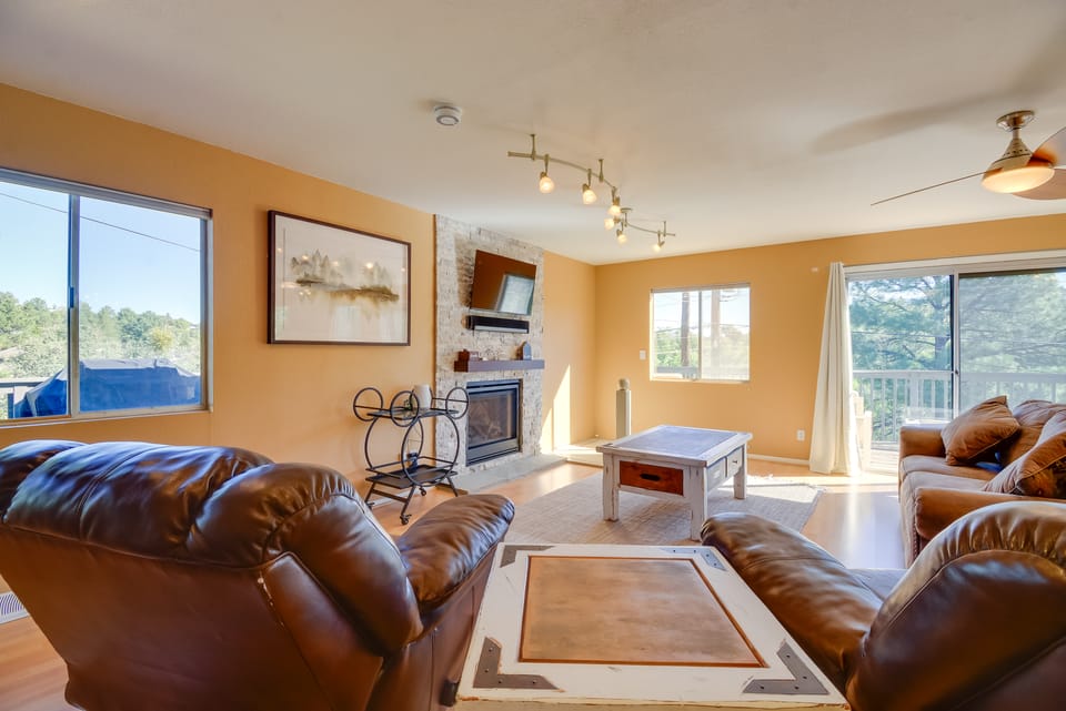 1 Mi to Whiskey Row: Home w/ Fire Pit & Deck House in Prescott