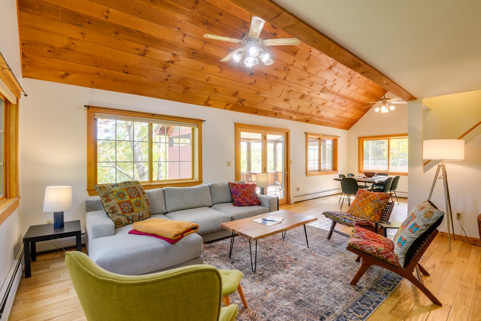Charming Putney Home: Porch, Grill & Hiking Trails House in Vermont