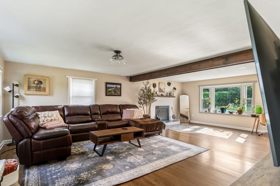 4 Mi to Lake! Spacious Oxford Home w/ Pool House in Massachusetts