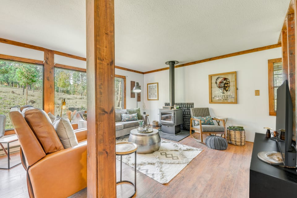 Ruidoso Rental w/ Private Hot Tub: Walk to Midtown House in Ruidoso