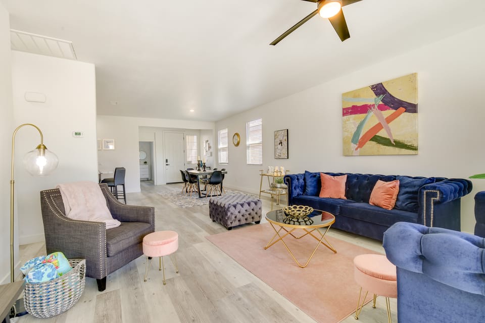6 Mi to Empire Polo Club: Indio Home w/ Grill! House in Indio