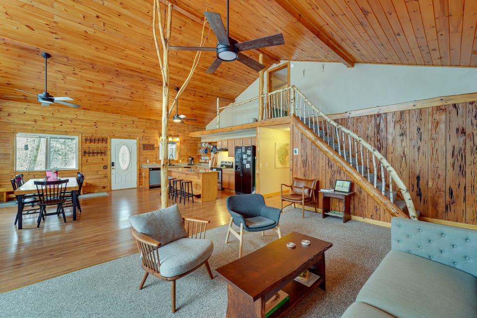 Oswegatchie River Cabin w/ Kayaks + Fire Pit! House in Adirondack Mountains