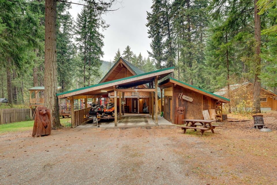 Game Room & Trail Access! Leavenworth Family Cabin House in Washington