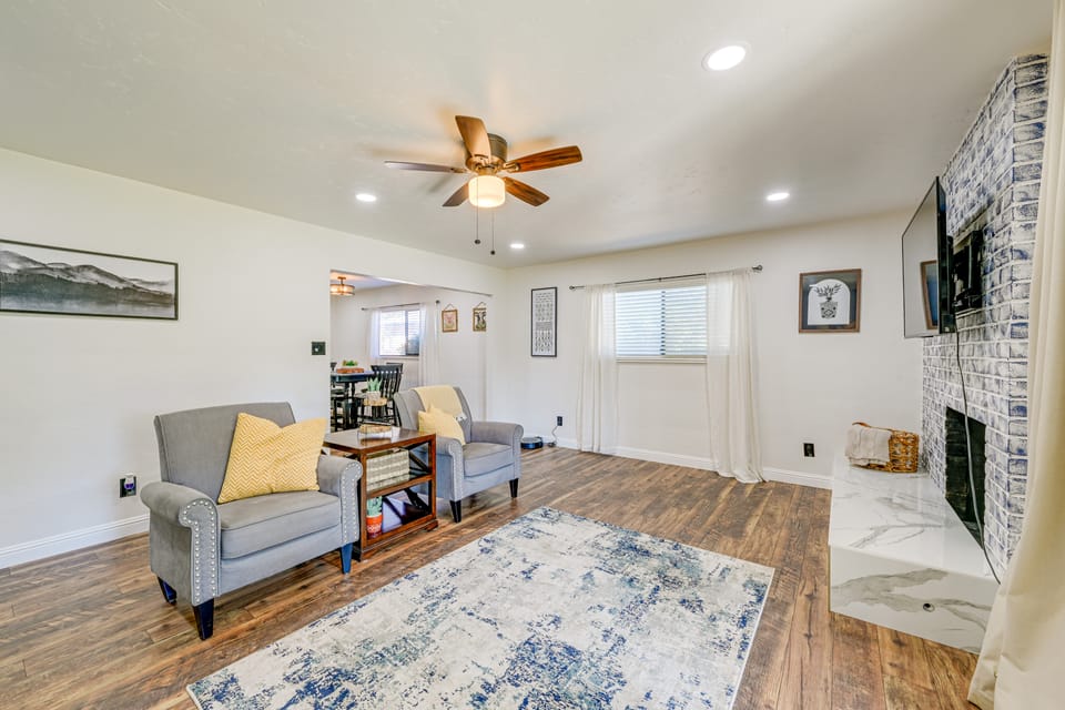 Visalia Vacation Rental w/ Yard: 1 Mi to Downtown House in Visalia