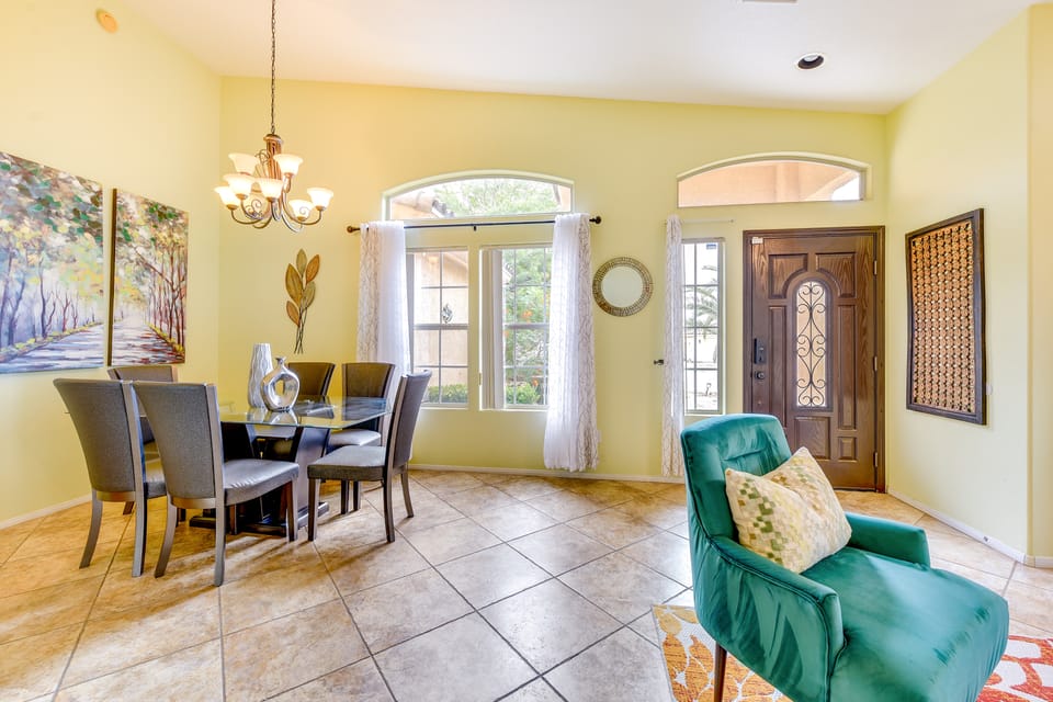 Private Pool & Patio: Desert Hot Springs Retreat House in Desert Hot Springs