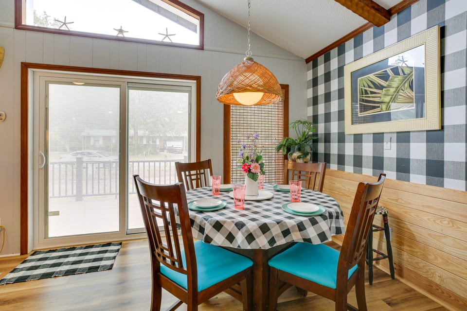 Oak Island Vacation Rental w/ Decks, Walk to Beach House in Oak Island