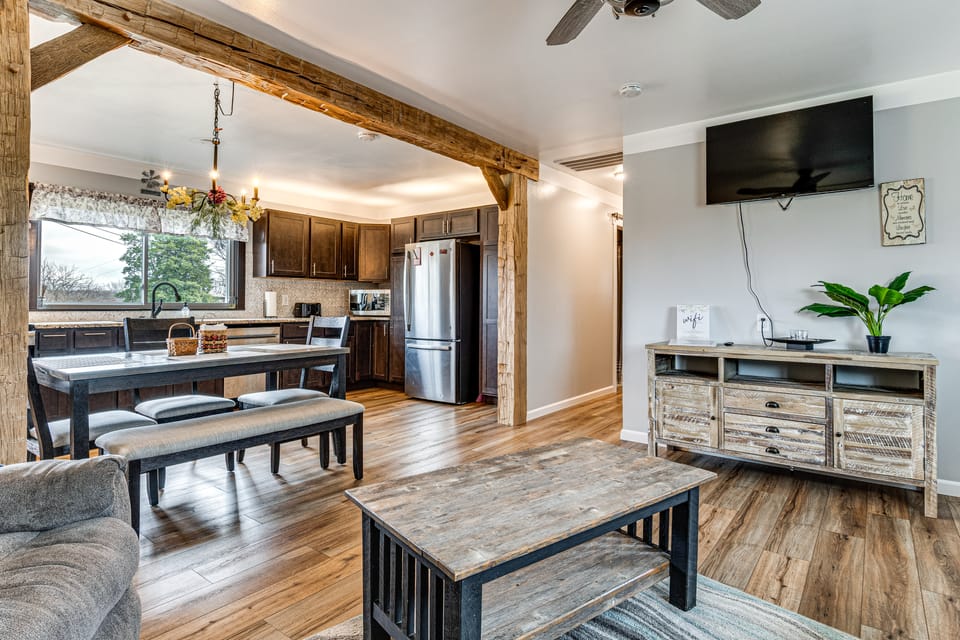 7 Mi to Depot District: Pet-Friendly w/ Fire Pit House in Indiana