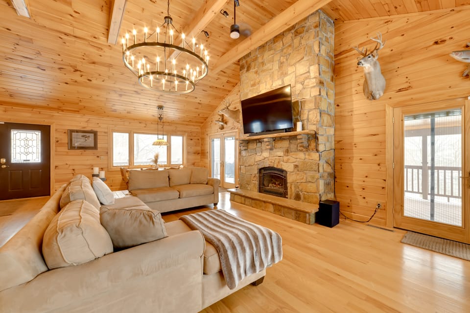 W Branch Del Cabin Fully Equipped: Private Island House in Pennsylvania