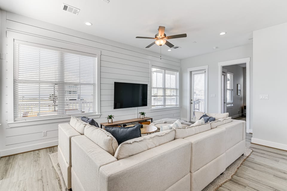 Walk to Beach! Waterfront Galveston Gem w/ Decks House in Galveston Island