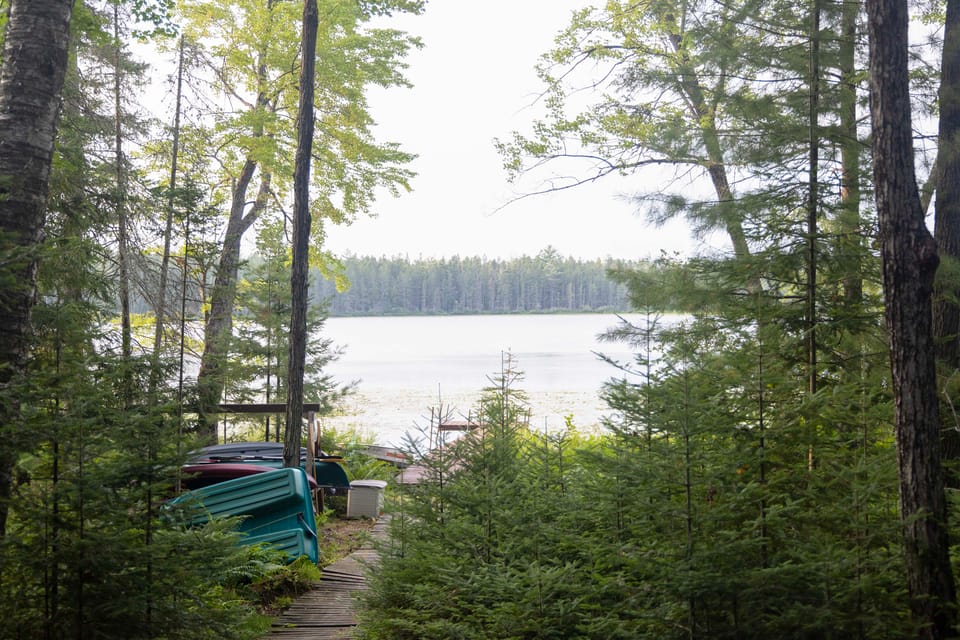 Rhinelander Waterfront Cabin w/ Deck & Fire Pit! House in Wisconsin