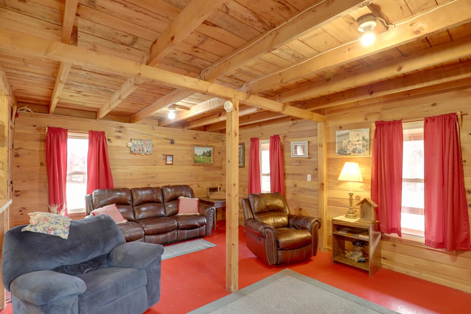 Blue Ridge Hideaway! Cabin w/ River Access & Views House in Hot Springs