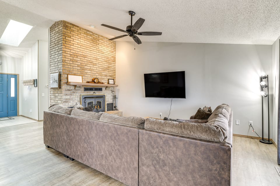 Spacious Holiday Island Escape w/ Deck & Gas Grill House in Carroll County