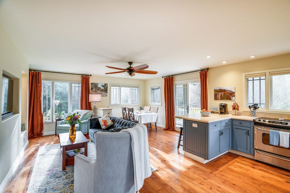 Scenic Carmel Valley Home w/ Deck: Steps to River! House in Sierra Nevada