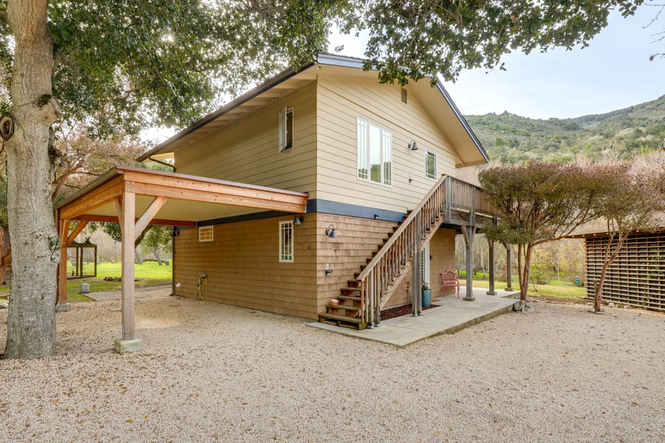 Scenic Carmel Valley Home w/ Deck: Steps to River! House in Sierra Nevada