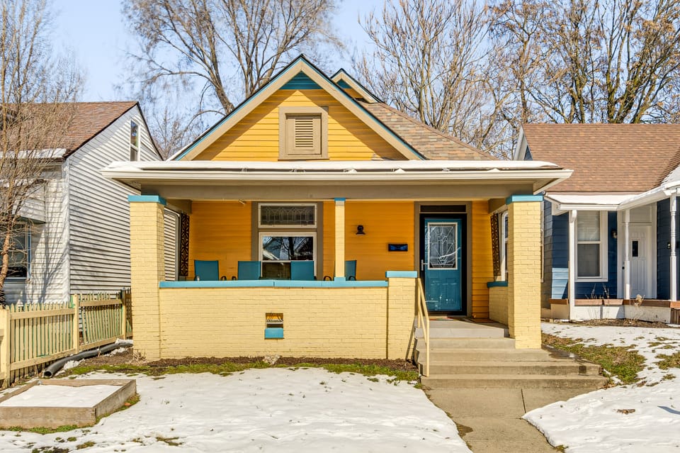 Retro-Inspired Indy Home: Walk to Fountain Square! House in Indianapolis