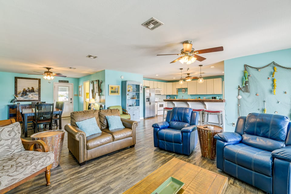 Dock & Bay Access: Rockport Home on Canal House in Texas
