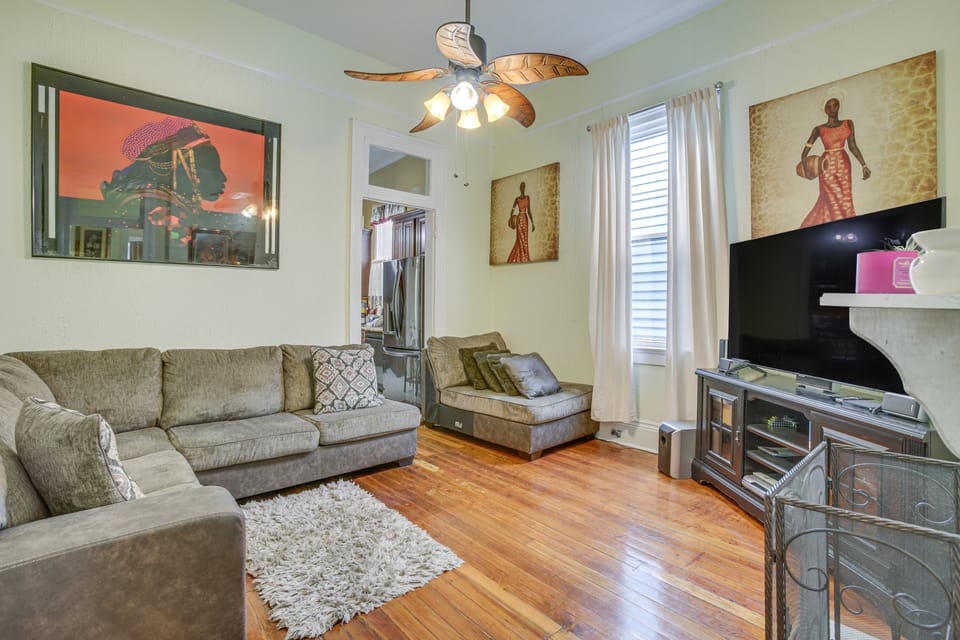 NOLA Home w/ Front Porch ~ 1 Mi to French Quarter! House in New Orleans