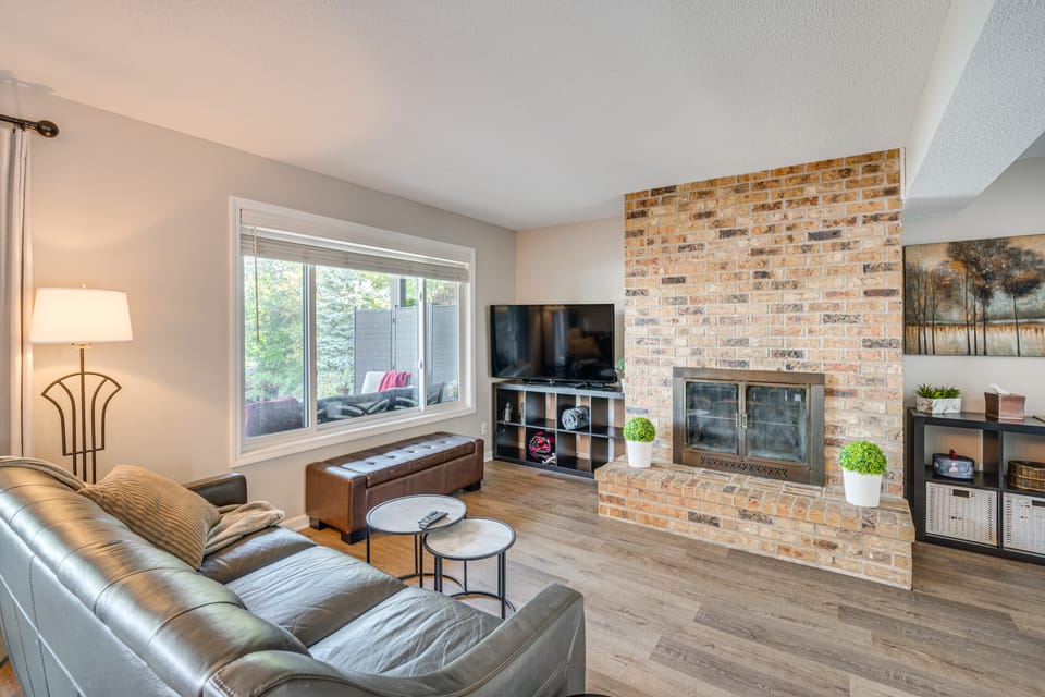 Riverfront Champlin Townhome w/ Deck & Water View! Apartment in Minnesota