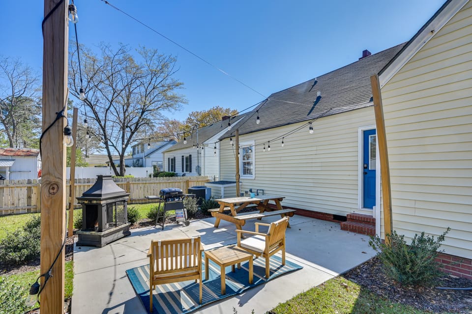 New Bern House w/ Gas Grill Near Neuse River! House in New Bern