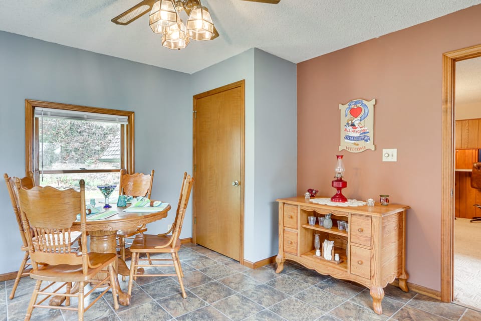 Riverfront Baxter Springs Home w/ Deck & Grill! House in Baxter Springs