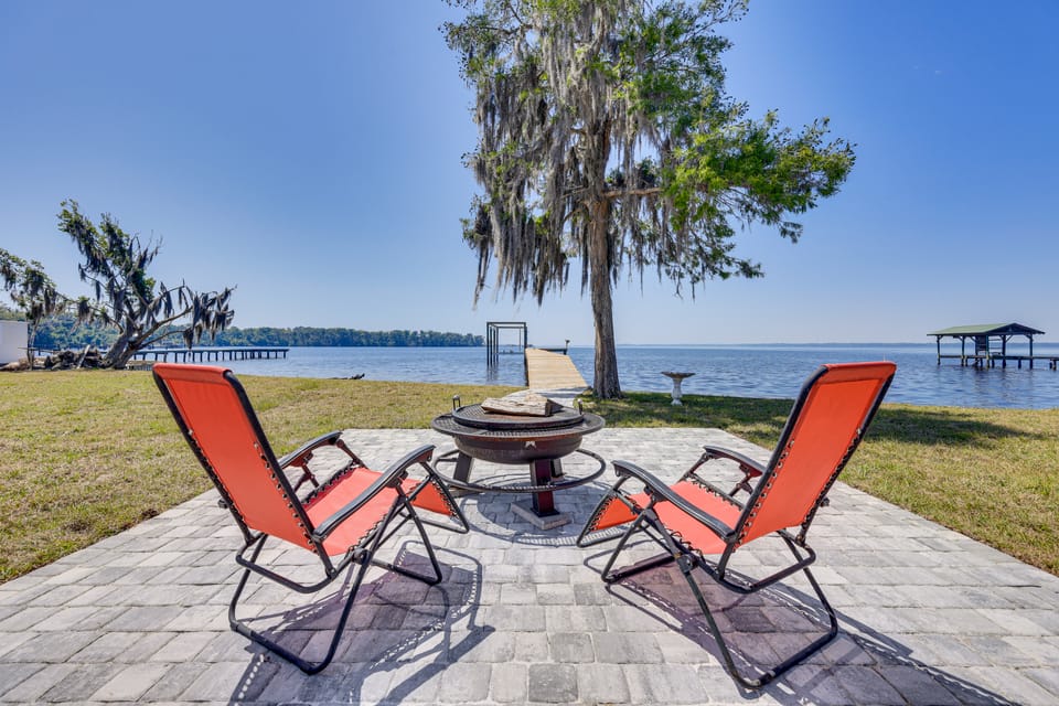 St Augustine Home w/ Dock & Lift on St Johns River House in Florida