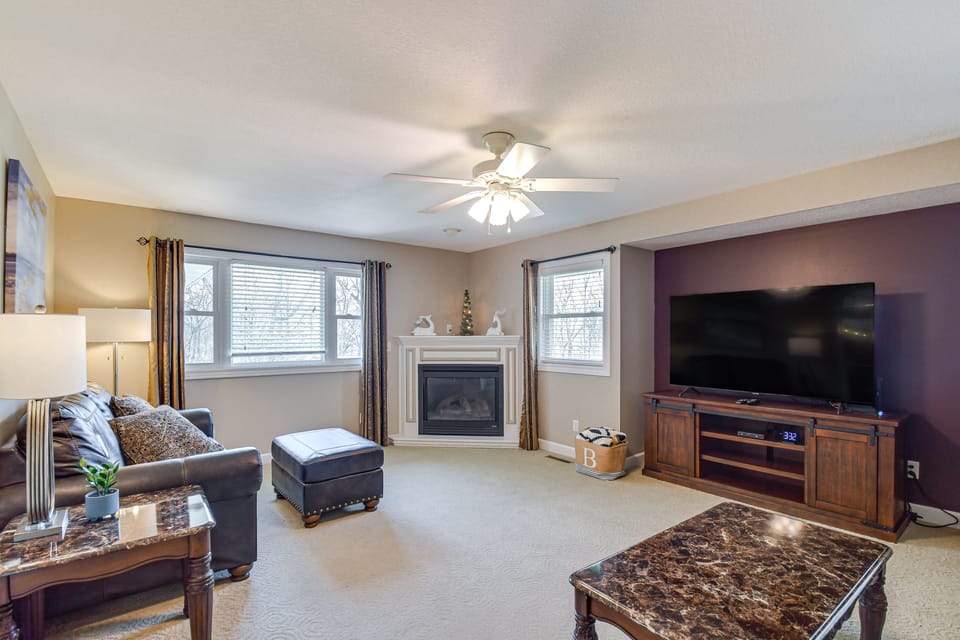 Rock Island Home w/ Private Yard & Fire Pit Table! House in Iowa