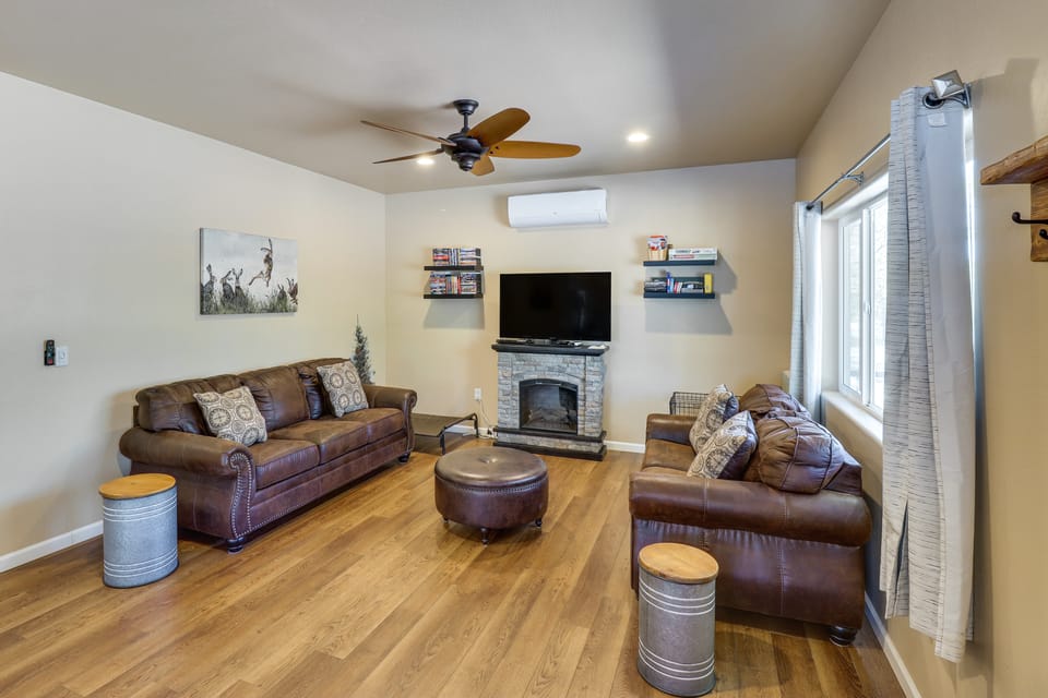 Patio & ATV Trail Access: Quiet Cabin in Show Low House in Arizona