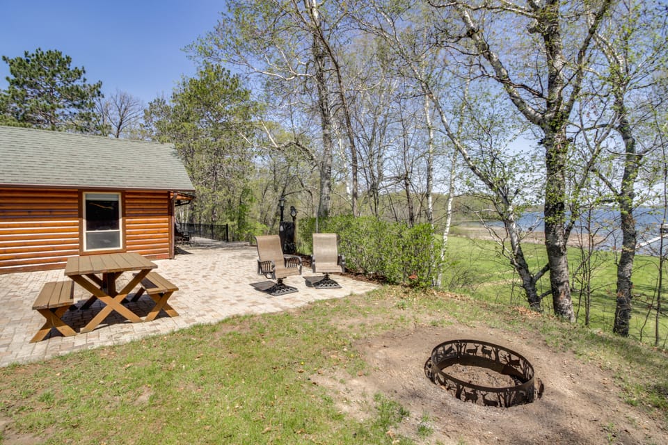 Private Lakefront Emily Home w/ Yard & Fire Pit! House in Minnesota