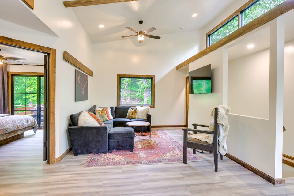 Modern Louisville Home on 3 Acres w/ Gas Fire Pit! House in Iowa