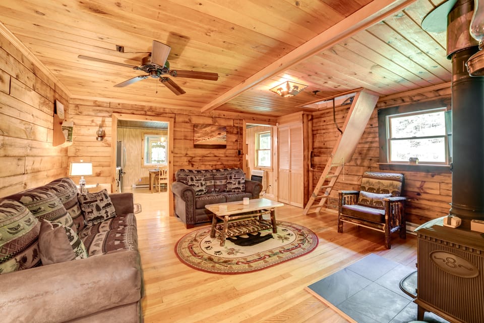 ‘Cardinal Pines’ Cabin on 8 Acres - Dog Friendly! House in New York