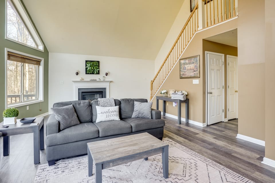 Winter Linden Escape: Family Home & Gym House in Shenandoah Valley