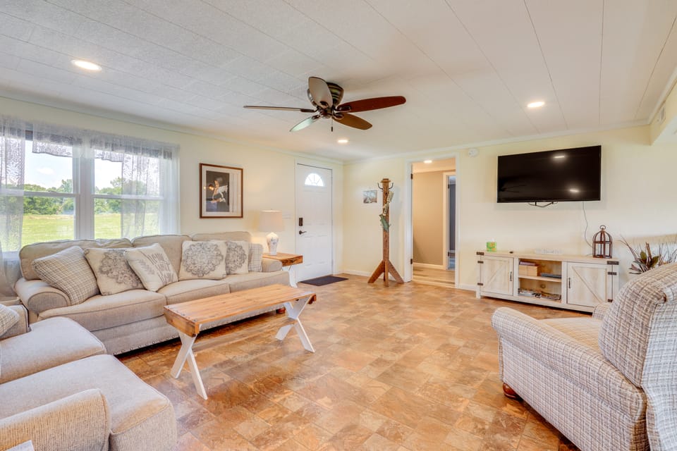 Howe Retreat w/ Fire Pit + Private Boat Dock! House in Indiana