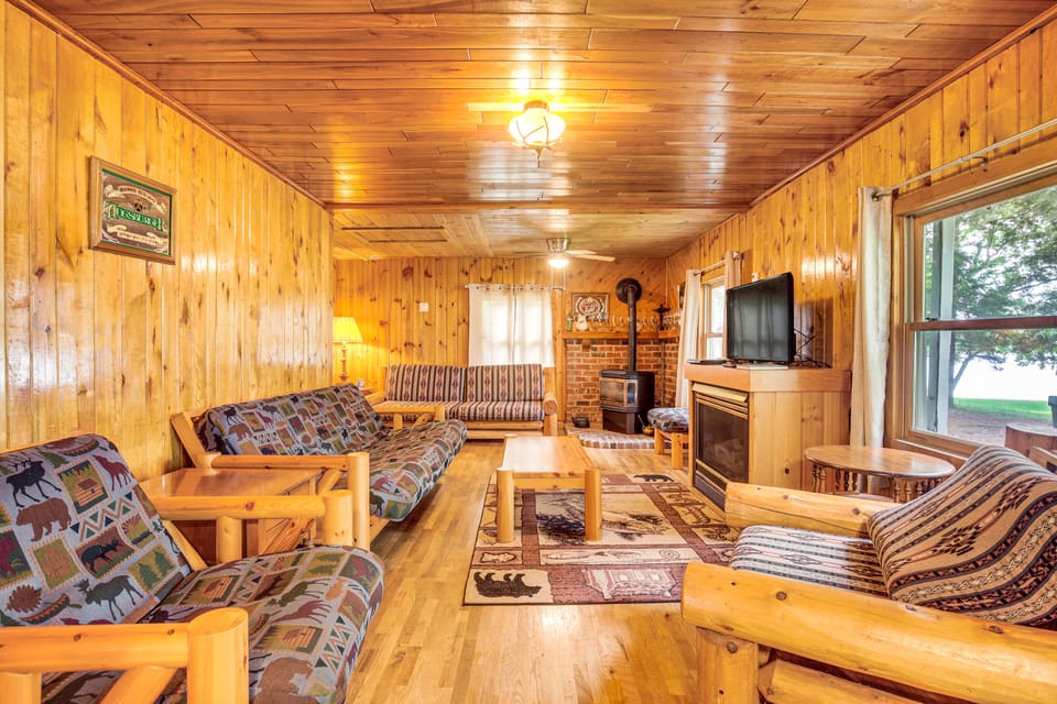 Peaceful Long Lake Cabin w/ Dock & Fire Pit! House in Wisconsin