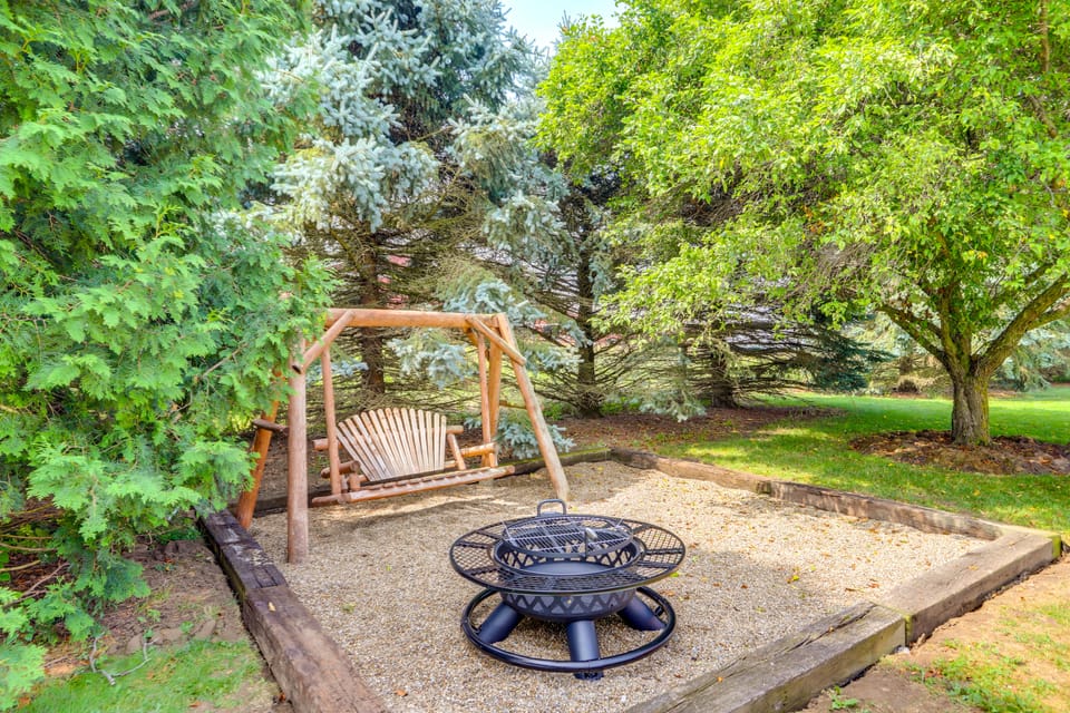 North Fairfield Family Home w/ Hot Tub & Porch! House in Ohio