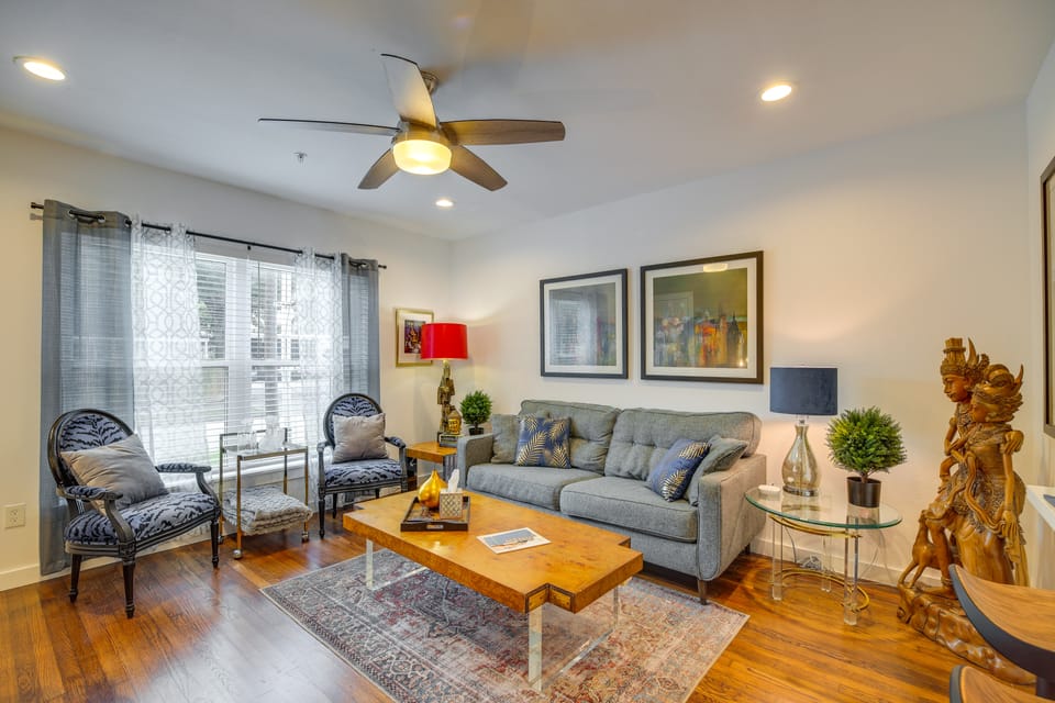 1 Mi to Dtwn, 8 Mi to NRG! Fourth Ward Apt w/ W&D Apartment in Houston