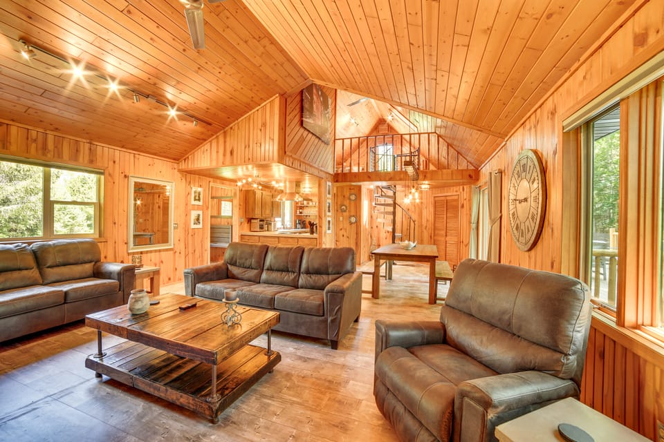 Pembine Cabin w/ Expansive Yard, Fire Pit & Grill! House in Wisconsin